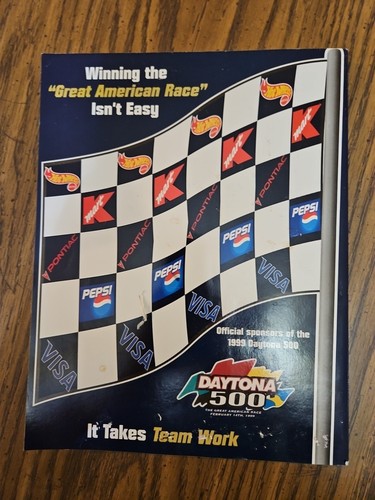 Nascar. Daytona 500. February 14, 999 Event Program Magazine - Picture 2 of 2