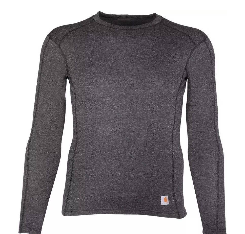 Carhartt Mens Small M Force Midweight Wool Blend Base Layer Crewneck Top NWT