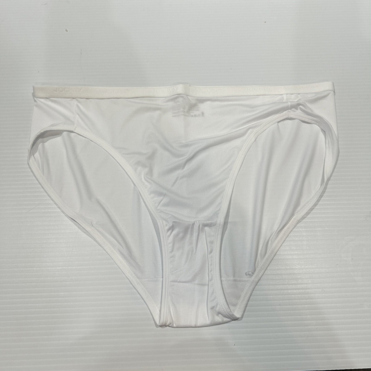 Jockey Women Travel Hi Cut French Brief White Lightweight XL 9 | eBay