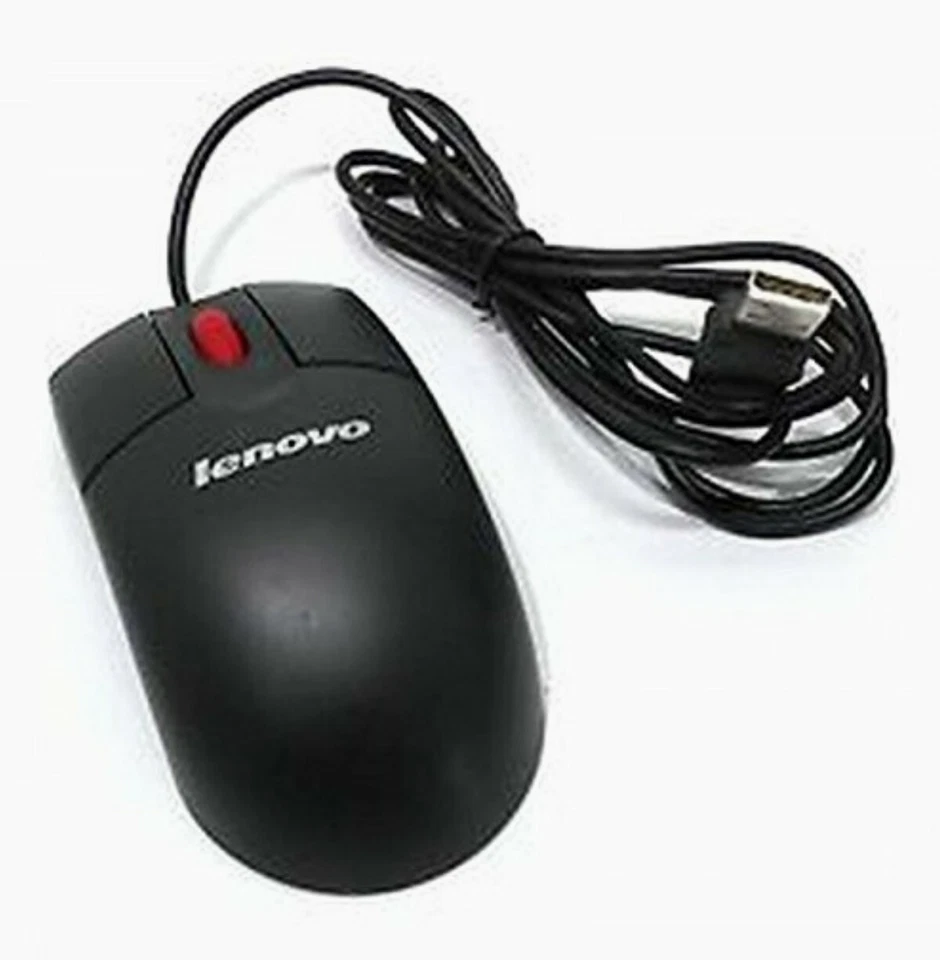 MOUSE DE DESPLAZAMIENTO CON CABLE USB ÓPTICO LENOVO MODELO M028U0L ENVÍO GRATUITO  Foto 4 de 4