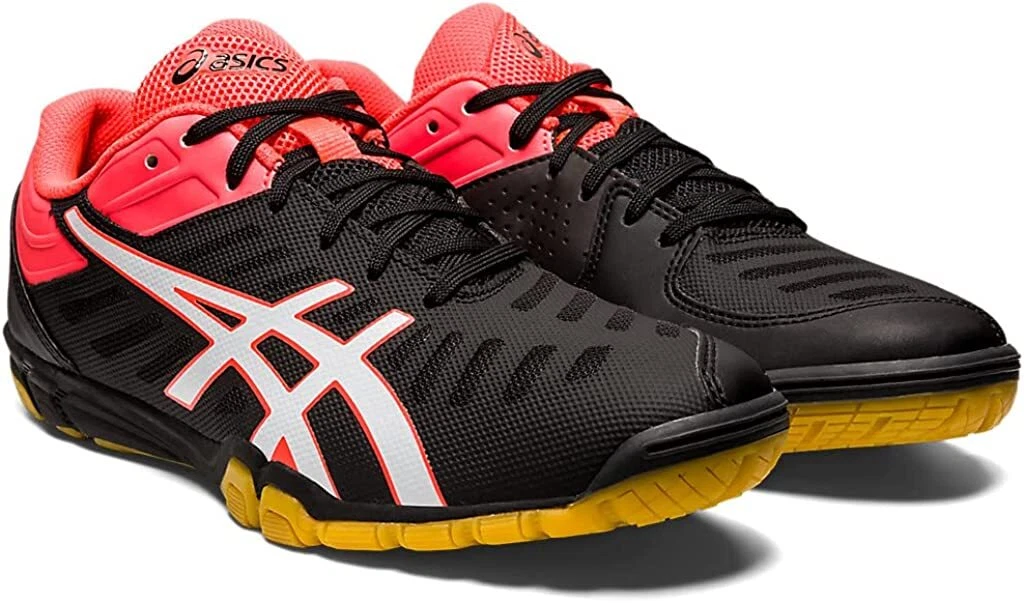 ASICS Table Tennis Shoes ATTACK EXCOUNTER 2 Black White 1073A002 US7.5(25.5cm)