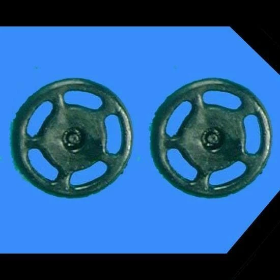 HO Scale 18" Metal Brake Wheels (6-Pack) - Kadee #440 For Old-Time Train Models