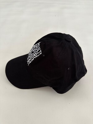 Results Inspire Serious Effort Graphic Black Baseball Cap Hat One