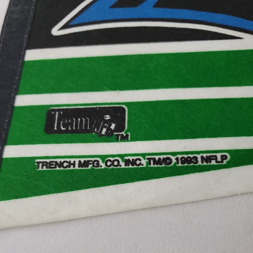 Vintage Trench Carolina Panthers NFL Pennant 90’s - 30” x 12" - EUC - Free Ship - Picture 5 of 6