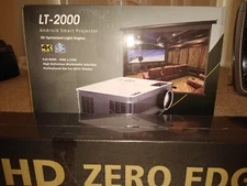 4K Android Smart Projector Model with Zero Edge Screen Display - HD Compatible