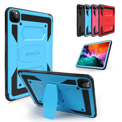 For iPad Pro 11 2022 iPad Pro 12.9 2022 Tab Case Shockproof Kickstand Hard Back