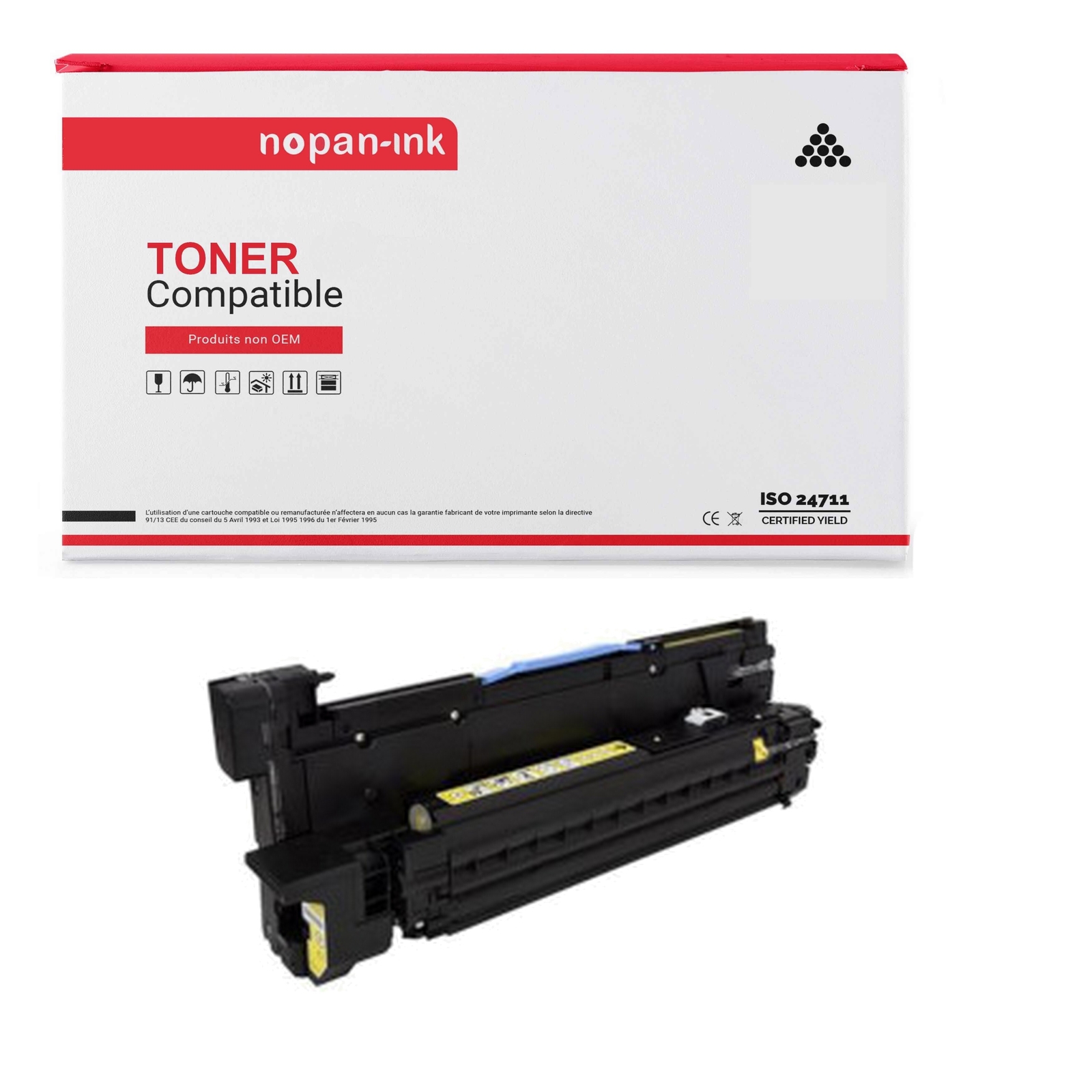 Plus de traces jaunes : tambour CF364A compatible 828A pour 30000 pages nettes
