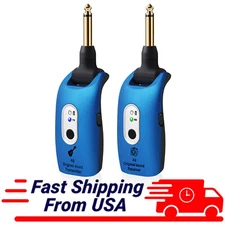 2.4GHz Wireless System USB Rechargeable Transmitter Receiver for Electric Guitar