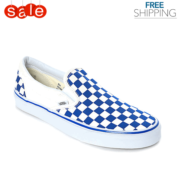 white slip on vans ebay