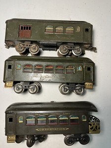 lionel prewar standard gauge passenger cars