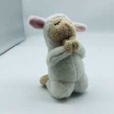 Ganz Bedtime Praying Lamb Sheep Plush Stuffed Animal Christian Kneeling