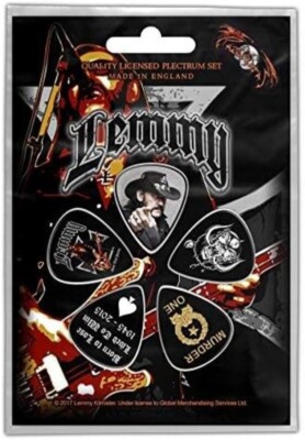 Lemmy (Motorhead) 5 Plectrum Packung ( Rz )