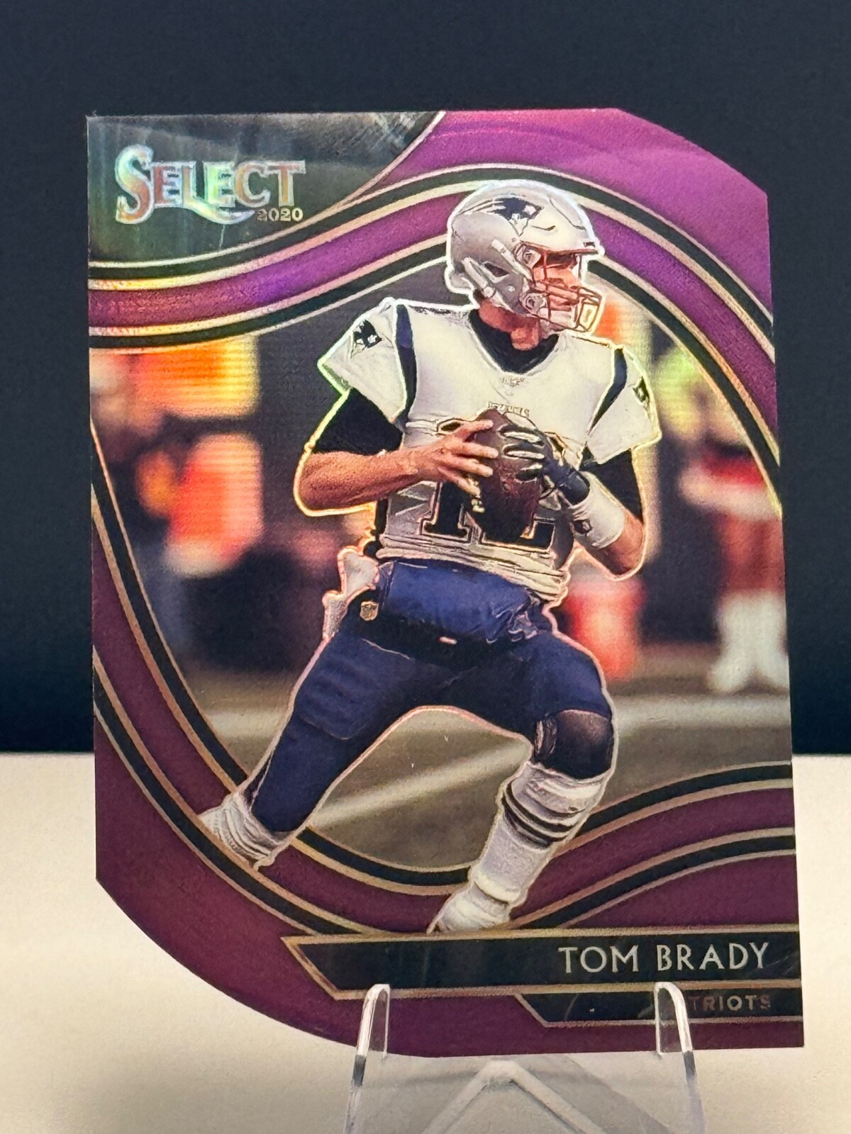 2020 Panini Select TOM BRADY Field Level Purple Die-Cut PATRIOTS #301
