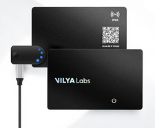 Wallet Finder RFID Blocking Card IP68 Item Tracker Works with Apple Find My APP