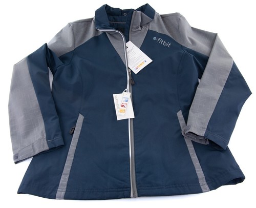 Women's Wind & Rain Jacket Water Resistant Zip-Off Hood Reflective Med North End - Picture 3 of 12