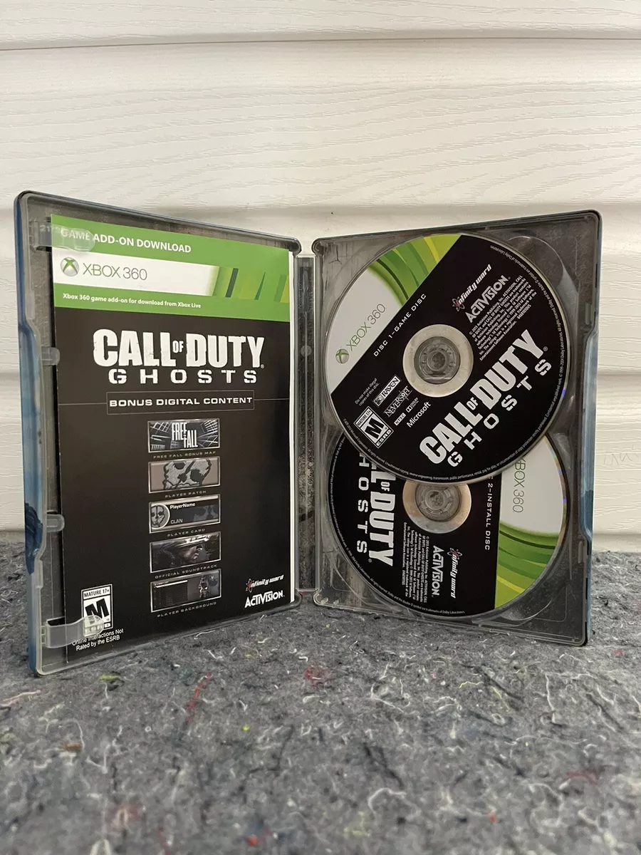 Call Of Duty Ghosts Limited Edition Steel Book Metal Case Xbox 360