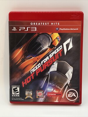Need for Speed Hot Pursuit (Sony PlayStation 3, 2010) CCIB Great Hits