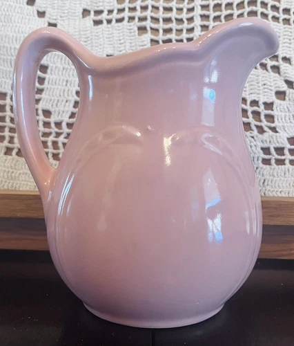 Vintage Niloak Pottery Pitcher Pink 6 3/4"