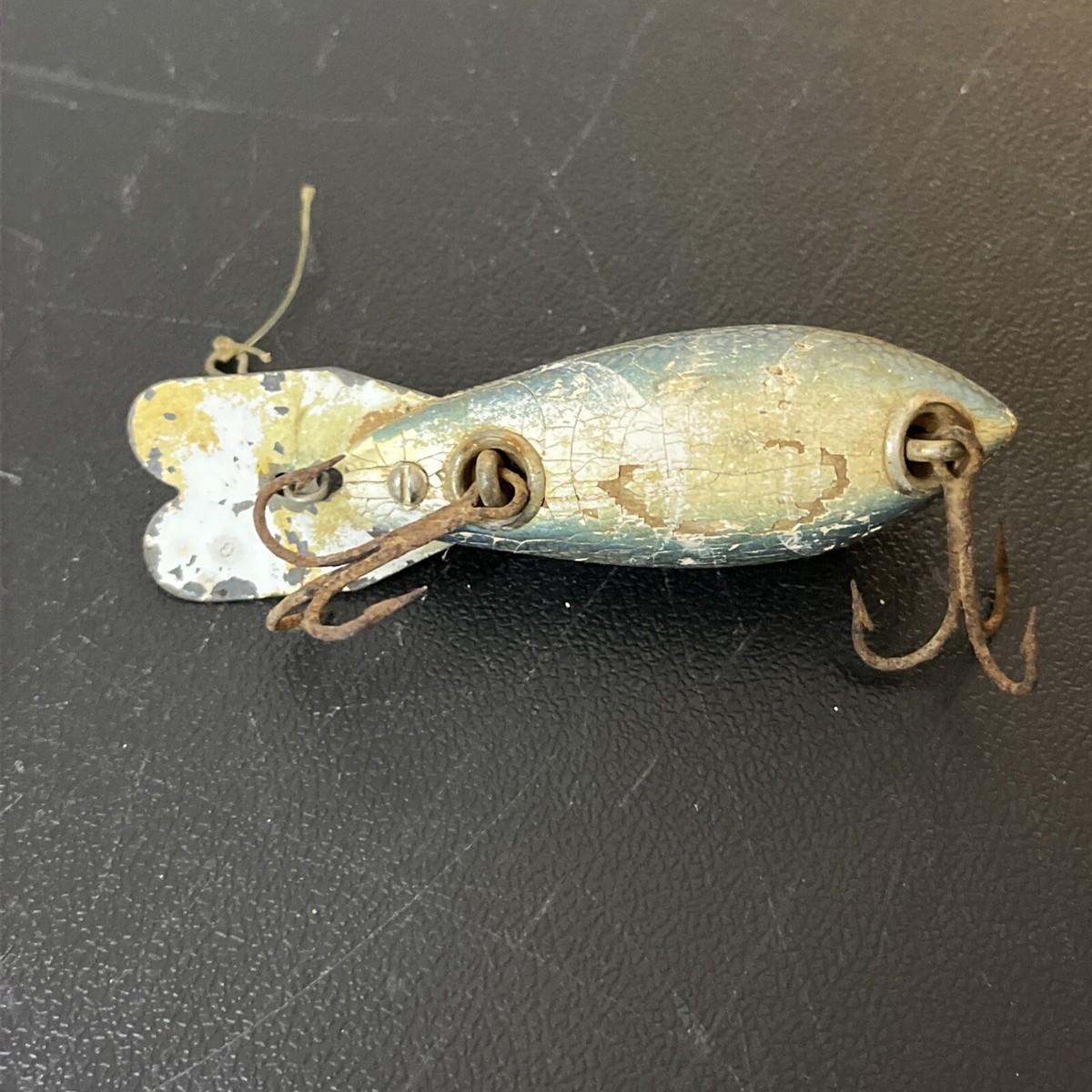 Vintage Wood Bomber Lure Blue Orange eye Tail Flitter 2 Treble Hooks | eBay Vintage Wood Bomber Lure Blue Orange eye Tail Flitter 2 Treble Hooks | eBay