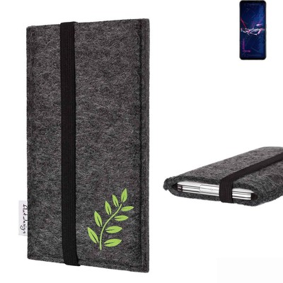 für Asus ROG Phone 6 Pro Handyhülle Blätter Schutz Tasche Filz