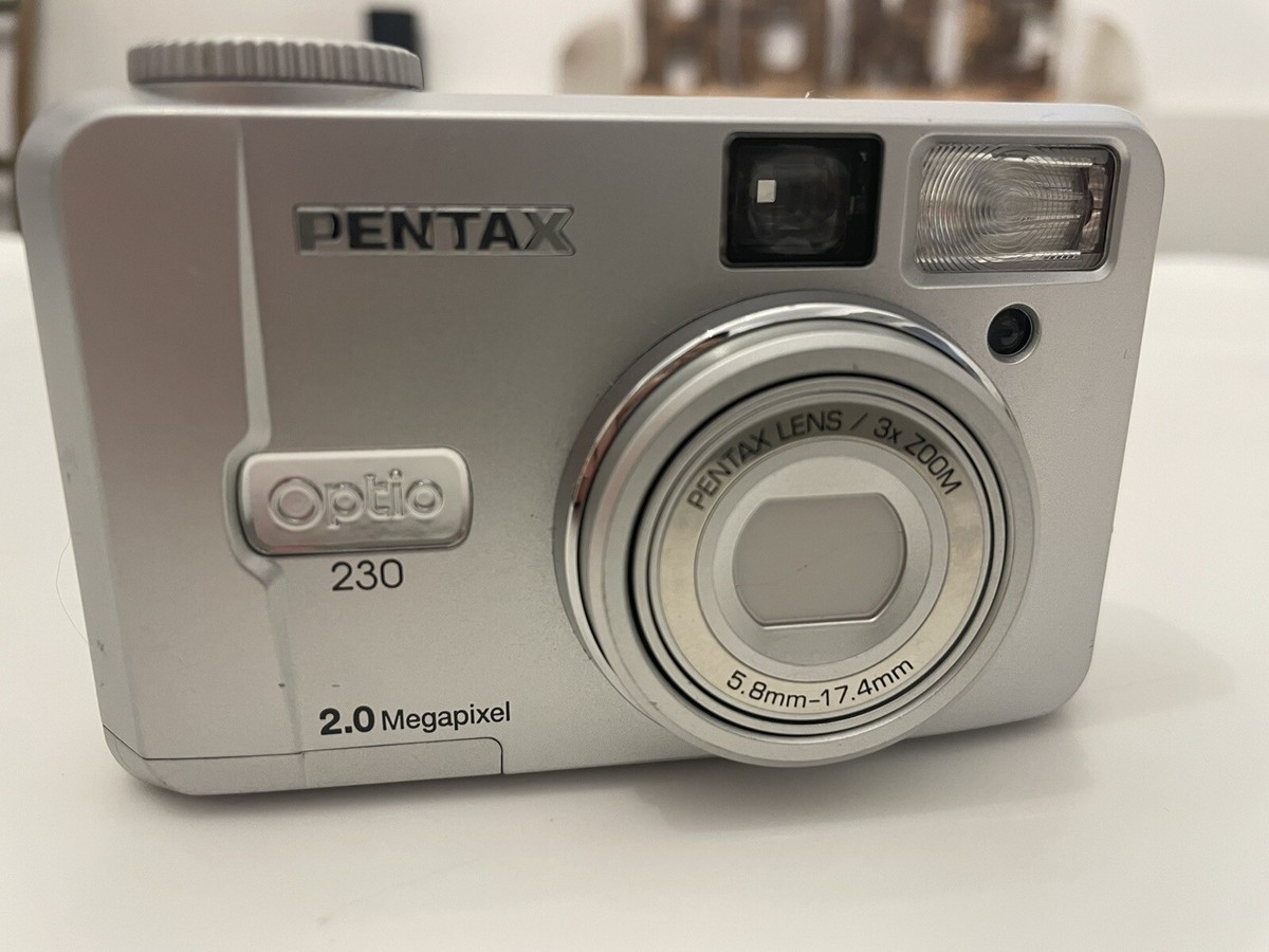 Pentax Optio 230 Digital Lens Display Camera 2.0 3x Zoom Megapixel