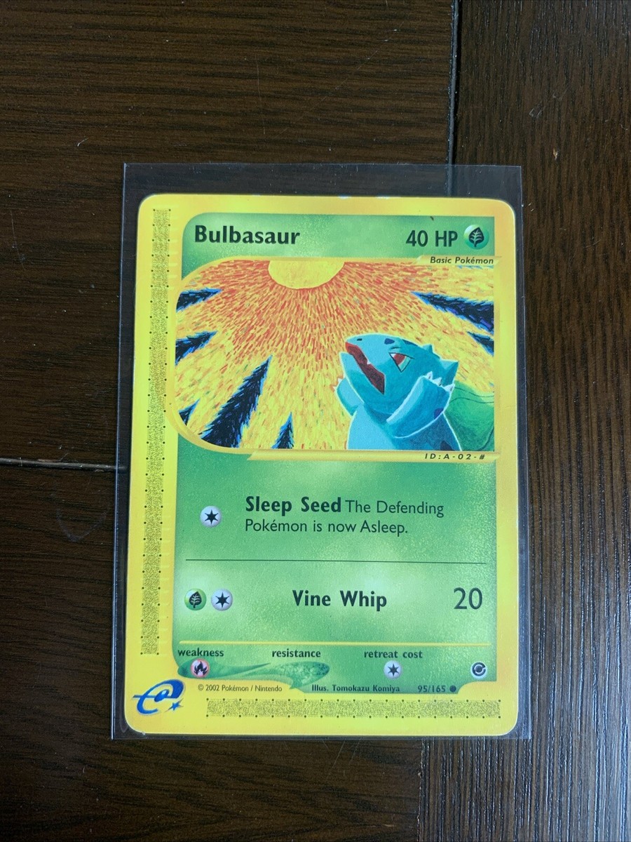 95、ポケモンカード　年代物USED Pokemon Card - Expedition 95/165 - BULBASAUR (common) - NM