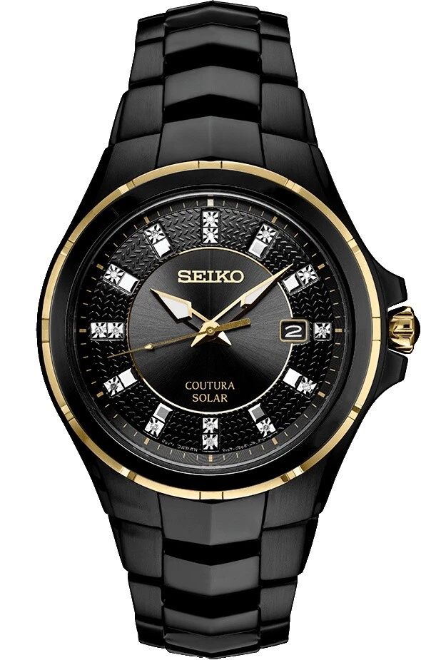 Relojes de pulsera analógico Seiko con indicador de fecha