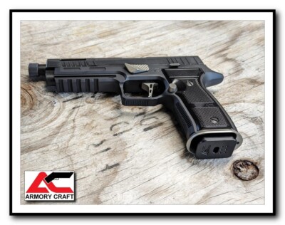 ARMORY CRAFT Sig Sauer P320 9mm / .40 S&W Plus-0 Magazine Base Plate Pads STEEL