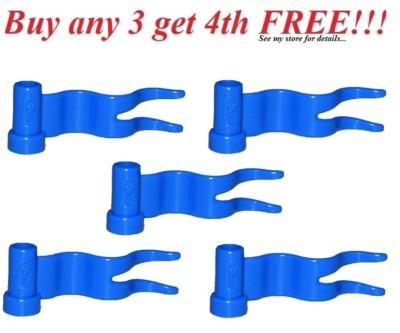  New Lego Lot of 5 BLUE Wave Wavy Racing Flags Town City Kingdom Friends Space