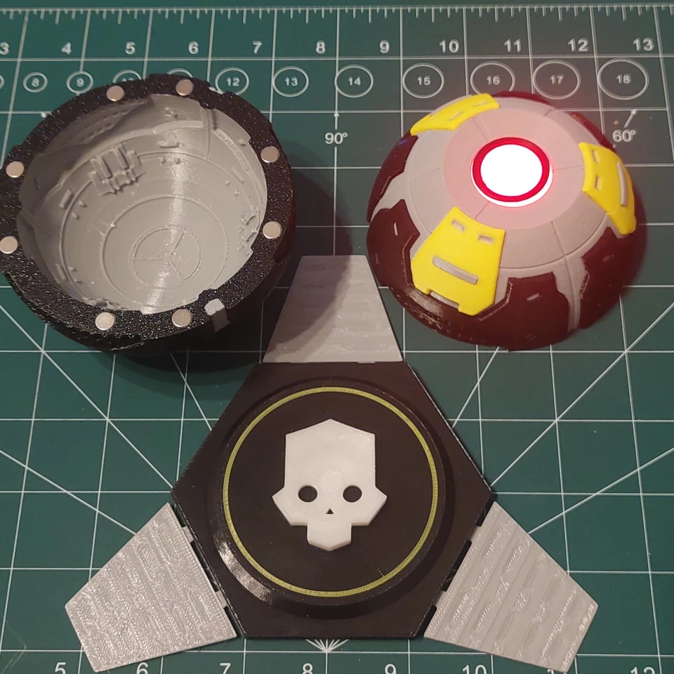 Strategem Orb Replica with Stand l Container | LED | Helldivers 2 | for Cosplay - Image 3 of 3