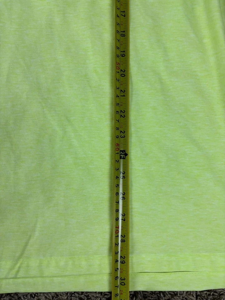 Nike Dri-FIT Tour Men's XL Golf Polo DV3123-736 Lemon Twist Yellow Black New - Image 2 of 4