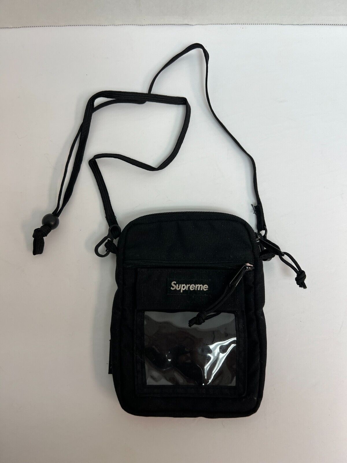 Supreme FW 2019 Nylon Utility Pouch Bag Black | eBay