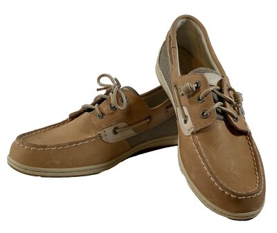 Sperry TopSider Bluefish Leather Boat Shoes Women's Size 11M