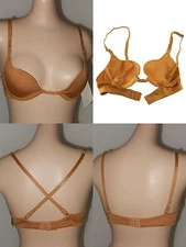 NWT MAX CLEAVAGE DEEP PLUNGE MINIMUM COVERAGE CONVERTIBLE BRA GOWN  32-36 A B C