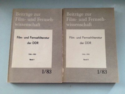 Filmwissenschaftliche Beiträge | DEFA | Bibliografie Filmfachliteratur | 5 Bände