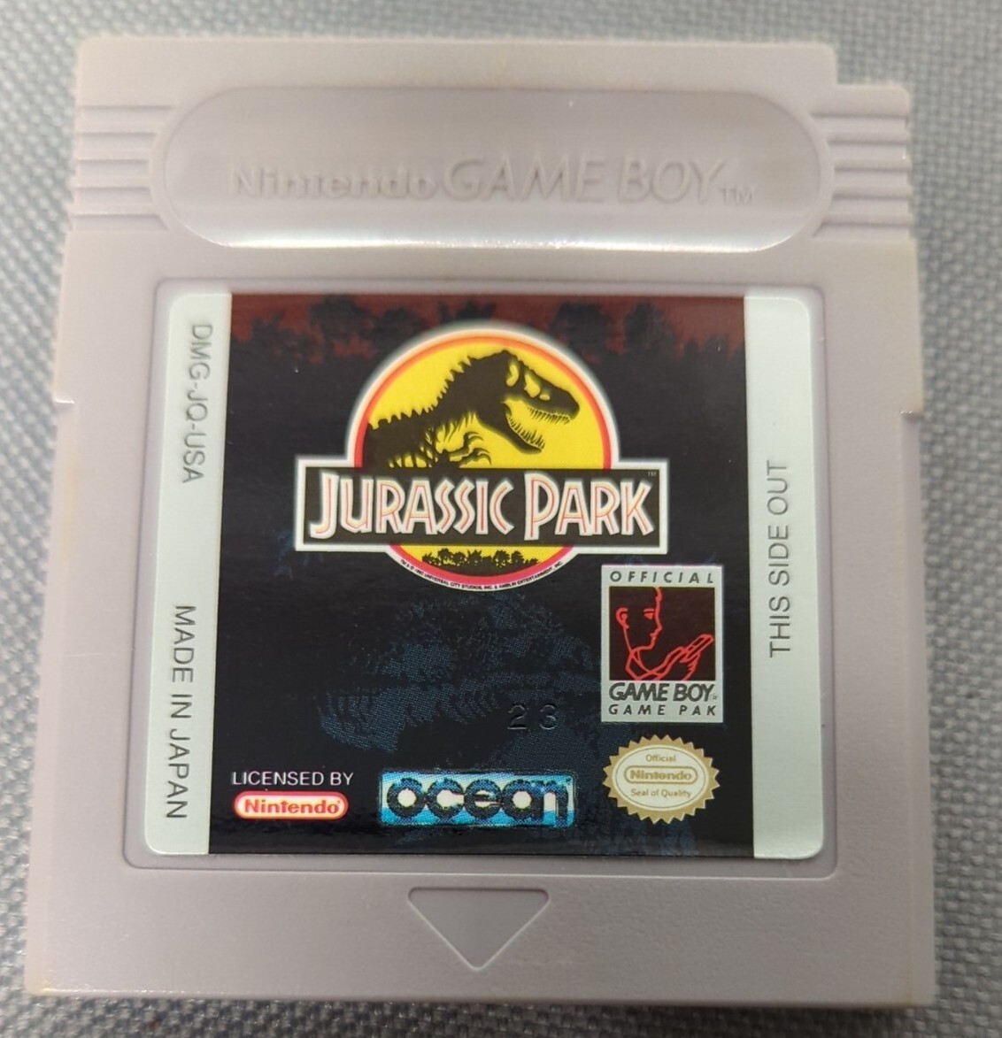 NOTICE SEULE Jurassic Park GameBoy GB Game boy