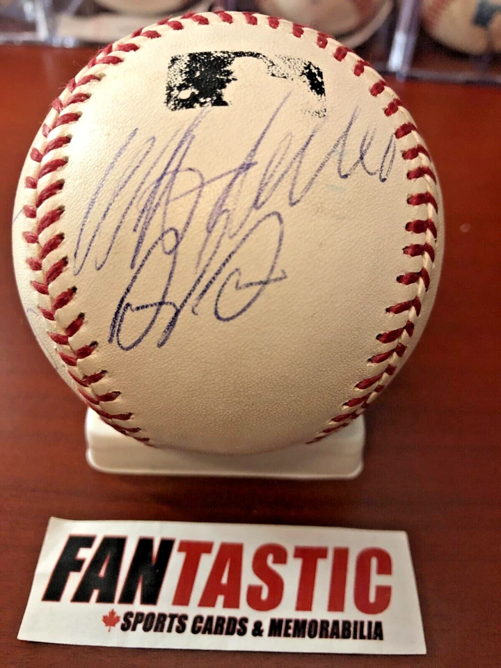 2003 Chicago Cubs Signed Rawlings OML Baseball  -  8 Autographs (See Desc) - Image 4 of 4