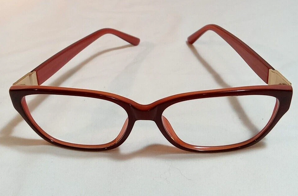 Gafas Kate Spade Cat Eye Borgoña Negro Transp Borde Completo C01 54 Monturas Solo Foto 2 de 4