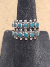 Sterling Silver Turquoise Ring Size 5