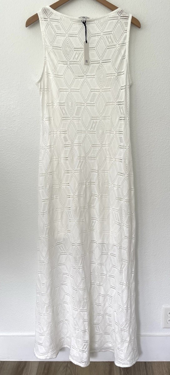 NWT Banana Republic Women's Sleeveless Lexia Lace Maxi Dress, Ivory, Large,  $180 | eBay