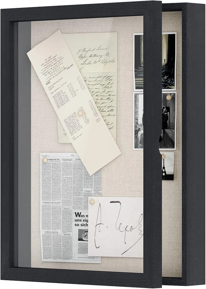 Large Shadow Box for Medals Awards Photos 13x16.5" - Image 3 of 4