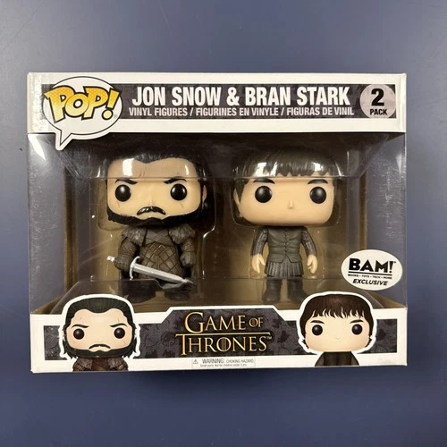 Funko Pop! Vinyl: Game of Thrones - Jon Snow and Bran - BAM 2 pack (Exclusive)