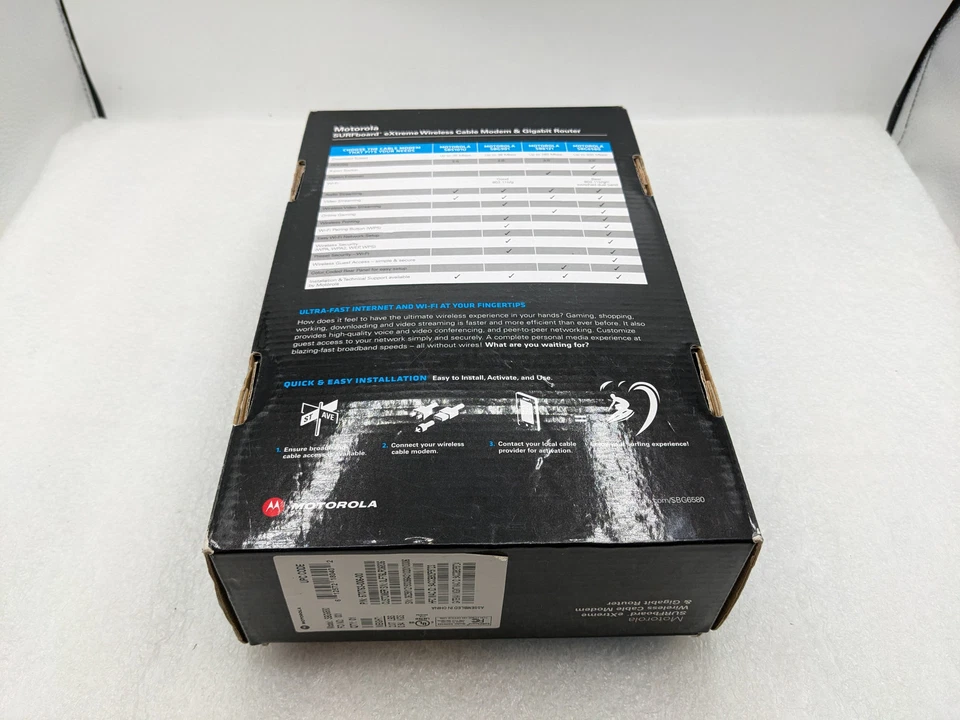 Motorola SBG6580 Surfboard Extreme Wireless Cable Modem/Router Free Shipping - Image 4 of 4