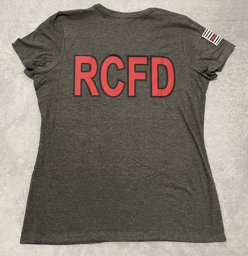 Reedy Creek Fire Rescue Walt Disney World T-Shirt Cast Member Damen L grau FL - Bild 8 von 11