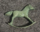 ORIGINAL! CIVIL WAR ERA BRONZE ROCKING HORSE FIGURINE