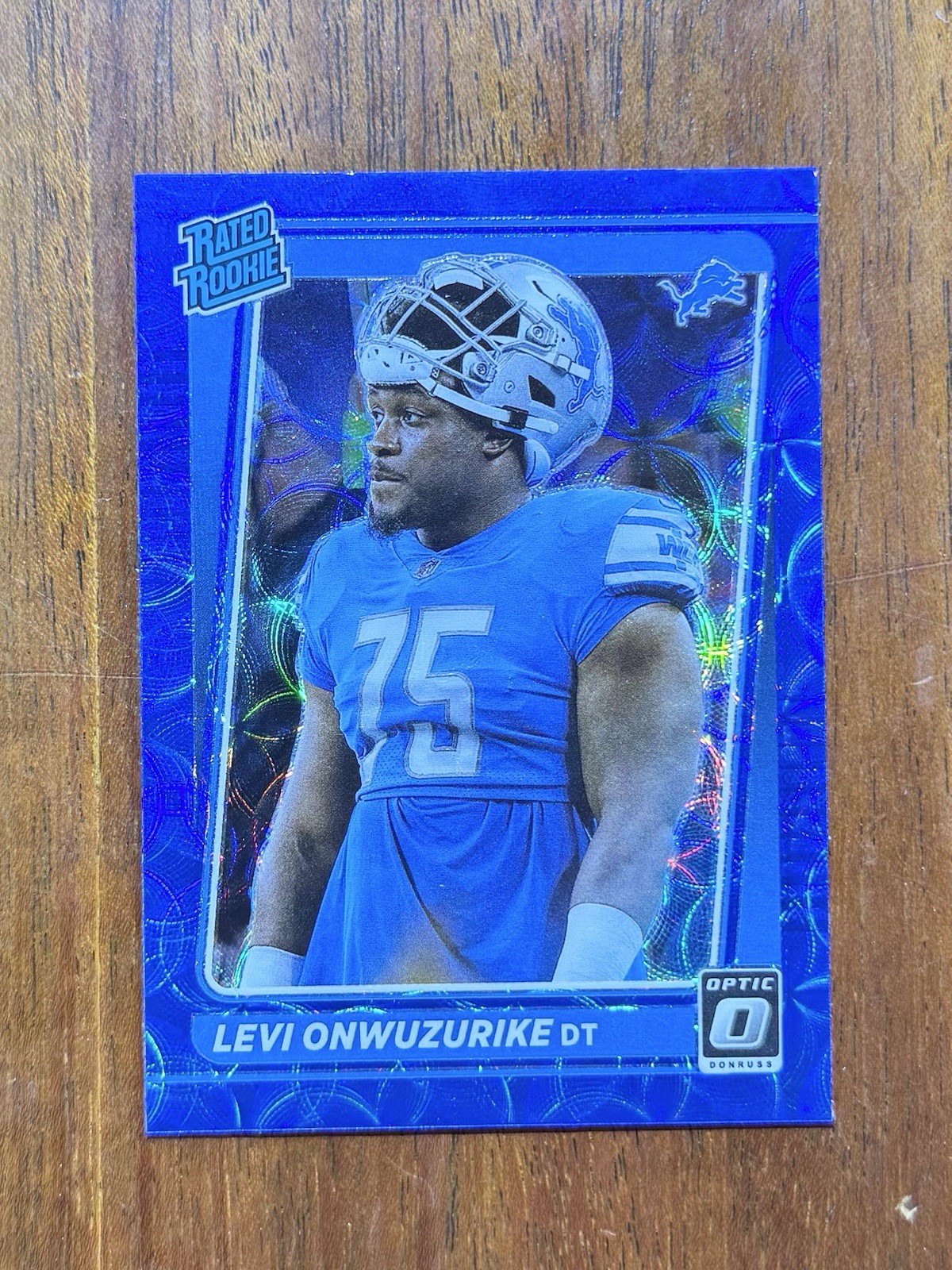 Levi Onwuzurike Panini Donruss Optic #270 Blue Scope