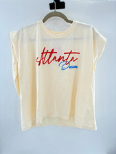 WNBA Atlanta Dream Womens XXL Cut Off Sleeveless Shirt Script Logo Streetwear