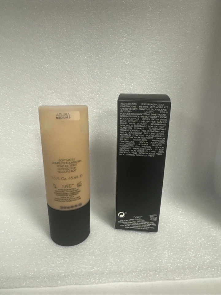 NARS Soft Matte Complete Foundation 45ml Medium 6 Aruba - Image 2 of 4