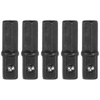 "Impact-Stecknussadapter 5 StüCk 1/4\" Antrieb 1\" LäNge Schwarz"