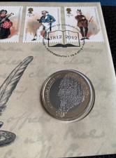 £2 Coin Cover Royal Mail/Mint FDC First Day Cover 2012 Charles Dickens- No.04415